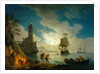 A Harbor in Moonlight, 1787 by Claude Joseph Vernet