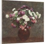 Asters in a Vase, 1875 by Ignace Henri Jean Fantin-Latour