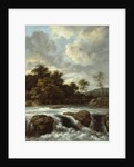 Landscape with Waterfall, c.1665 by Jacob Isaaksz. or Isaacksz. van Ruisdael