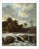 Landscape with Waterfall, c.1665 by Jacob Isaaksz. or Isaacksz. van Ruisdael
