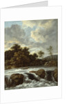 Landscape with Waterfall, c.1665 by Jacob Isaaksz. or Isaacksz. van Ruisdael