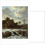 Landscape with Waterfall, c.1665 by Jacob Isaaksz. or Isaacksz. van Ruisdael