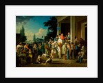 The County Election, 1852 by George Caleb Bingham