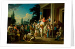The County Election, 1852 by George Caleb Bingham