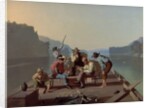 Raftsmen Playing Cards, 1847 by George Caleb Bingham