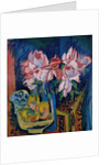 Pink Roses, 1918 by Ernst Ludwig Kirchner
