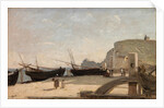 The Beach, Etretat, 1872 by Jean Baptiste Camille Corot