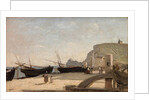 The Beach, Etretat, 1872 by Jean Baptiste Camille Corot