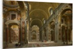 Interior of St. Peter's, Rome, 1731 by Giovanni Paolo Pannini or Panini