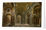 Interior of St. Peter's, Rome, 1731 by Giovanni Paolo Pannini or Panini