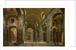 Interior of St. Peter's, Rome, 1731 by Giovanni Paolo Pannini or Panini