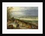Extensive Landscape With Travellers on a Country Road, c.1608-10 by Jan the Elder Brueghel