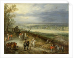 Extensive Landscape With Travellers on a Country Road, c.1608-10 by Jan the Elder Brueghel