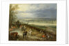 Extensive Landscape With Travellers on a Country Road, c.1608-10 by Jan the Elder Brueghel