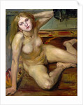 Nude Girl on a Rug, 1912 by Lovis (1858-1925) Corinth