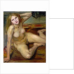 Nude Girl on a Rug, 1912 by Lovis (1858-1925) Corinth