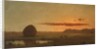 Sunset, Newburyport Meadows, 1863 by Martin Johnson Heade