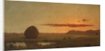 Sunset, Newburyport Meadows, 1863 by Martin Johnson Heade