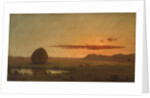 Sunset, Newburyport Meadows, 1863 by Martin Johnson Heade