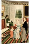 York, Pennsylvania Family with Negro Servant, c.1828 by American School