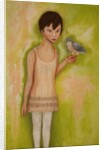 Trust-Girl with a Sparrow Hawk, 2010 by Stevie Taylor