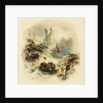 Shipwreck off Dunstanburgh Castle by George Balmer
