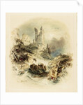 Shipwreck off Dunstanburgh Castle by George Balmer