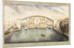 First Sunderland Bridge Under construction by Unknown artist