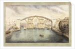 First Sunderland Bridge Under construction by Unknown artist