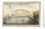 First Sunderland Bridge Under construction by Unknown artist