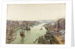 Sunderland, Holmes Wharf, or River Wear looking East from the Bridge by Thomas Marie Madawaska Hemy