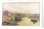 River Wear, North Bank Looking West From Customs House by Thomas Marie Madawaska Hemy