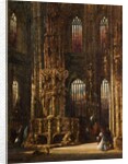 Interior of the Church of St. Lawrence, Nuremberg, c.1875 by Henry Thomas Schafer