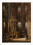 Interior of the Church of St. Lawrence, Nuremberg, c.1875 by Henry Thomas Schafer