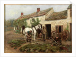 Smithy, Hexham Bridge End, 1885 by Ralph Hedley