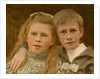 Philip and V.M. Haswell, aged 8 and 6 by Dr. John Haswell