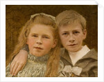 Philip and V.M. Haswell, aged 8 and 6 by Dr. John Haswell