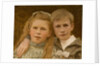 Philip and V.M. Haswell, aged 8 and 6 by Dr. John Haswell