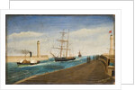 The Tug 'Rescue' Towing the Brig 'Polly' into Sunderland Harbour, 1885 by James W. Ferguson