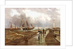 Sunderland Piers, 1843, 1886 by John James Syer