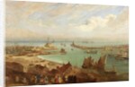 Sunderland Harbour from Roker, c.1850-c.1855 by Edward Hastings
