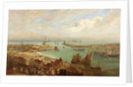 Sunderland Harbour from Roker, c.1850-c.1855 by Edward Hastings