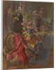 Red Coat with Geranium by Susan Ryder