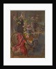 Red Coat with Geranium by Susan Ryder