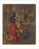 Red Coat with Geranium by Susan Ryder
