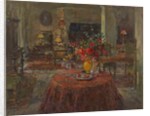 Grand Salon with Red Roses by Susan Ryder