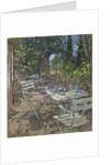 Terrace, Mas de la Rose by Susan Ryder
