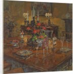 Dining Room with Geraniums by Susan Ryder