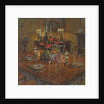 Dining Room with Geraniums by Susan Ryder