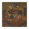 Dining Room with Geraniums by Susan Ryder